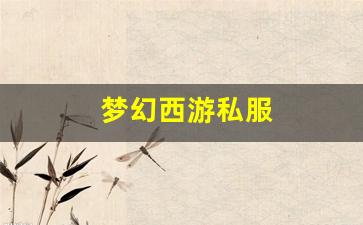 <strong>梦幻西游私服(梦幻西游官网) (3)</strong>