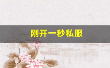<strong>刚开一秒私服(最新刚开一秒传奇sf)</strong>